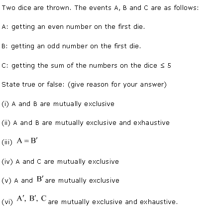 NCERT Solutions for Class 11 Maths Chapter 16 Probability Ex 16.2 Q7