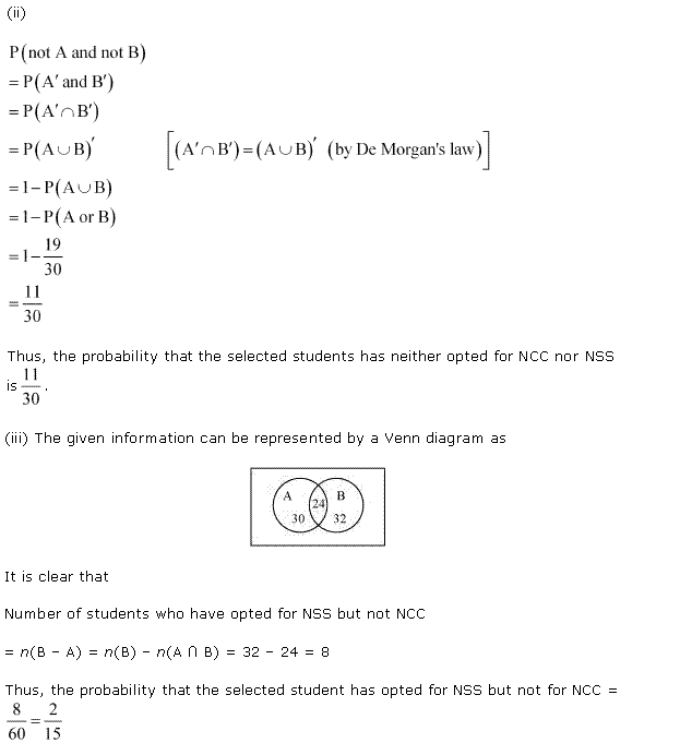 NCERT Solutions for Class 11 Maths Chapter 16 Probability Ex 16.3 Q21.2