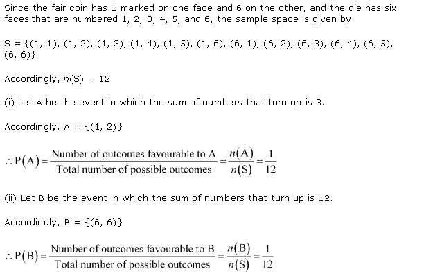 NCERT Solutions for Class 11 Maths Chapter 16 Probability Ex 16.3 Q5.1