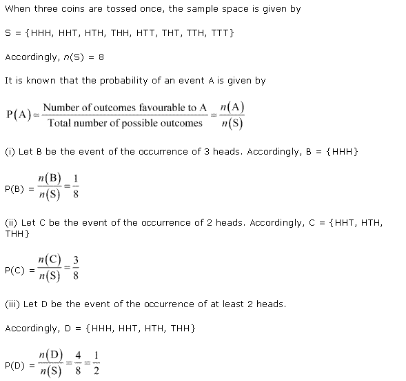 NCERT Solutions for Class 11 Maths Chapter 16 Probability Ex 16.3 Q8.1