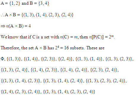 NCERT Solutions for Class 11 Maths Chapter 2 Relations and Functions Ex 2.1 Q8.1