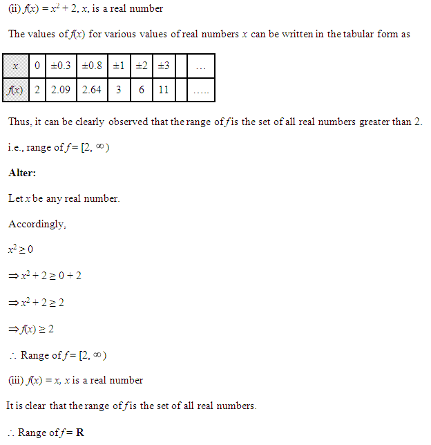 NCERT Solutions for Class 11 Maths Chapter 2 Relations and Functions Ex 2.3 Q5.2