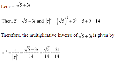 NCERT Solutions for Class 11 Maths Chapter 5 Complex Numbers and Quadratic Equations Ex 5.1 Q12.1