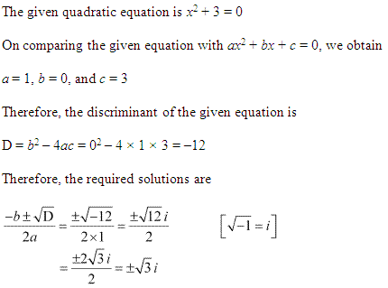 NCERT Solutions for Class 11 Maths Chapter 5 Complex Numbers and Quadratic Equations Ex 5.3 Q1.1