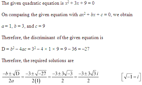NCERT Solutions for Class 11 Maths Chapter 5 Complex Numbers and Quadratic Equations Ex 5.3 Q3.1