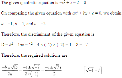 NCERT Solutions for Class 11 Maths Chapter 5 Complex Numbers and Quadratic Equations Ex 5.3 Q4.1