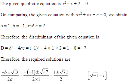 NCERT Solutions for Class 11 Maths Chapter 5 Complex Numbers and Quadratic Equations Ex 5.3 Q6.1