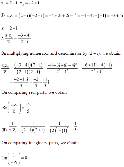 NCERT Solutions for Class 11 Maths Chapter 5 Complex Numbers and Quadratic Equations Miscellaneous Ex Q12.1