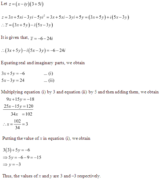 NCERT Solutions for Class 11 Maths Chapter 5 Complex Numbers and Quadratic Equations Miscellaneous Ex Q14.1