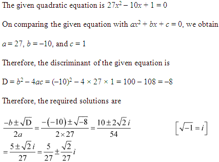 NCERT Solutions for Class 11 Maths Chapter 5 Complex Numbers and Quadratic Equations Miscellaneous Ex Q8.1
