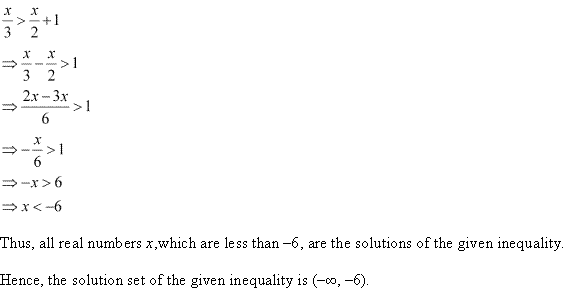 NCERT Solutions for Class 11 Maths Chapter 6 Linear Inequalities Ex 6.1 Q10.1