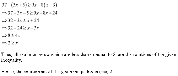 NCERT Solutions for Class 11 Maths Chapter 6 Linear Inequalities Ex 6.1 Q14.1