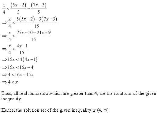 NCERT Solutions for Class 11 Maths Chapter 6 Linear Inequalities Ex 6.1 Q15.1
