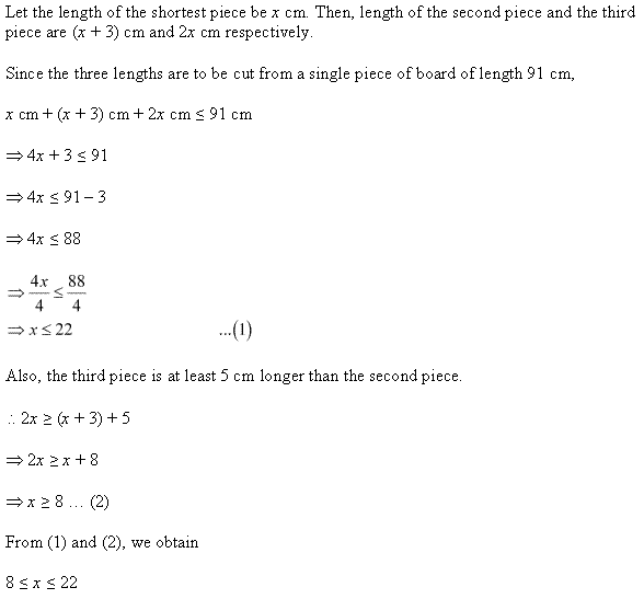 NCERT Solutions for Class 11 Maths Chapter 6 Linear Inequalities Ex 6.1 Q26.1