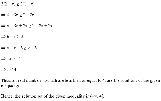 NCERT Solutions for Class 11 Maths Chapter 6 Linear Inequalities Ex 6.1 Q8.1