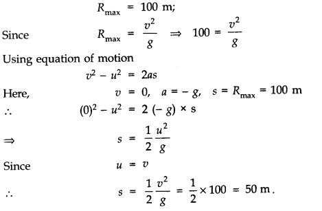 NCERT Solutions for Class 11 Physics Chapter 4 Motion in a Plane Q16