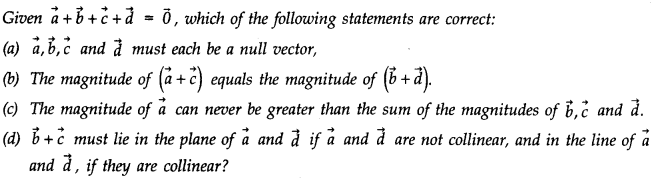 NCERT Solutions for Class 11 Physics Chapter 4 Motion in a Plane Q7