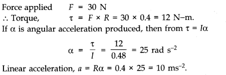 NCERT Solutions for Class 11 Physics Chapter 7 System of Particles and Rotational Motion Q14
