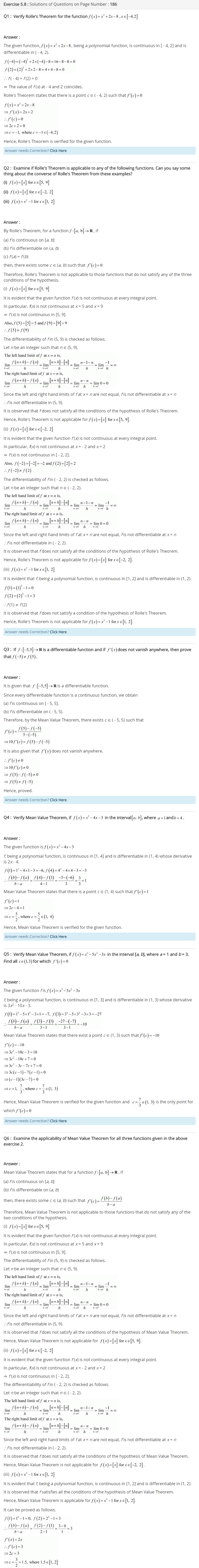 NCERT Solutions for Class 12 Maths Chapter 5 Continuity and Differentiability 9
