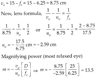 NCERT Solutions for Class 12 Physics Chapter 9 Ray Optics and Optical Instruments Q11.3