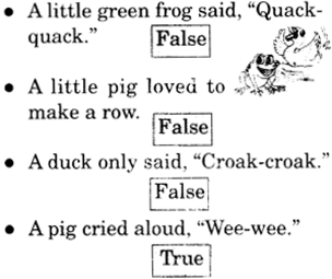 NCERT Solutions for Class 2 English Chapter 20 Strange Talk Reading is Fun Q1