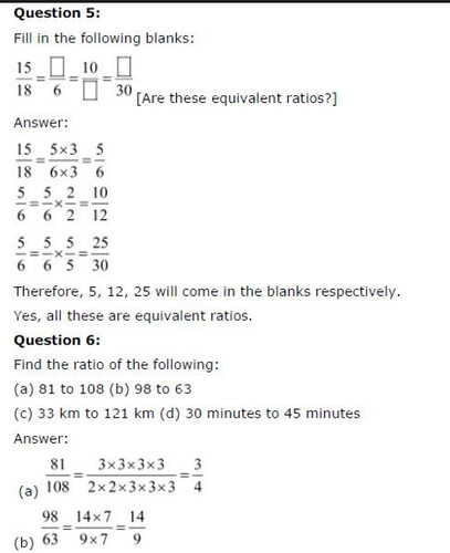 NCERT Solutions for Class 6 Maths Chapter 12 Ratios and Proportions Ex 12.1 Q4