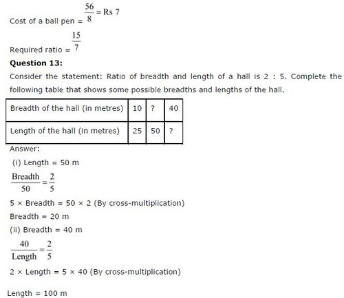 NCERT Solutions for Class 6 Maths Chapter 12 Ratios and Proportions Ex 12.1 Q9