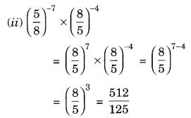 NCERT Solutions for Class 8 Maths Chapter 12 Exponents and Powers Ex 12.1 Q6.2