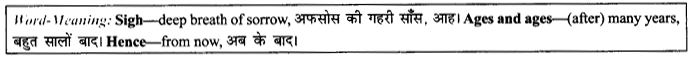 NCERT Solutions for Class 9 English Literature Chapter 7 The Road Not Taken Paraphrase Q4