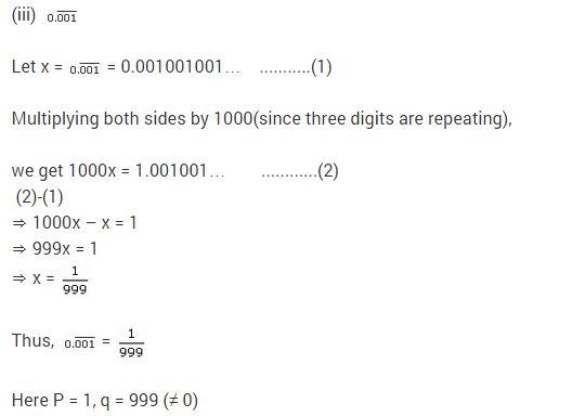 NCERT Solutions for Class 9 Maths Chapter 1 Number Systems Ex 1.3 q10.1