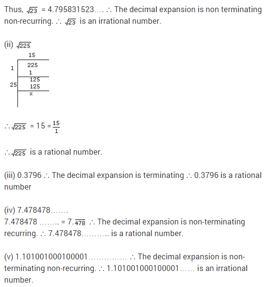NCERT Solutions for Class 9 Maths Chapter 1 Number Systems Ex 1.3 q16.1
