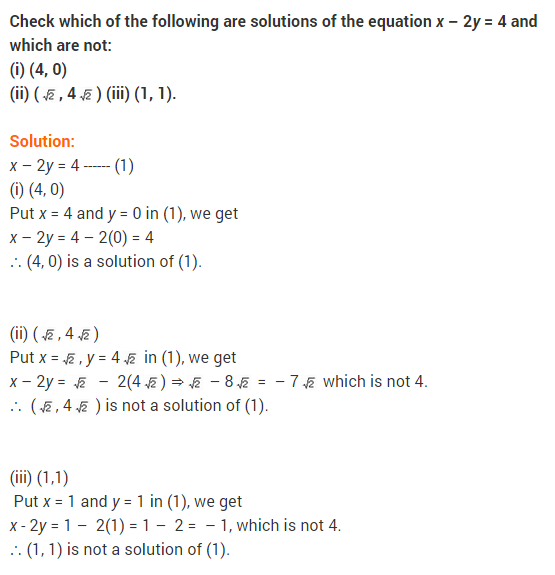 NCERT Solutions for Class 9 Maths Chapter 4 Linear Equations in Two Variables Ex 4.2 Q8
