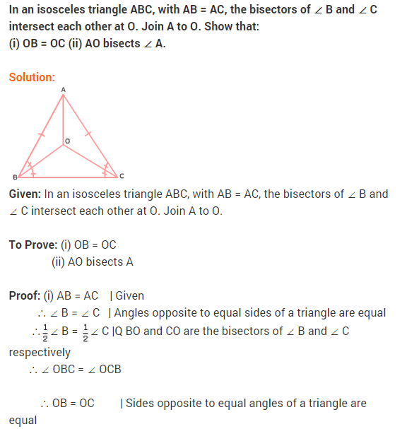 NCERT Solutions for Class 9 Maths Chapter 7 Triangles Ex 7.2 q1