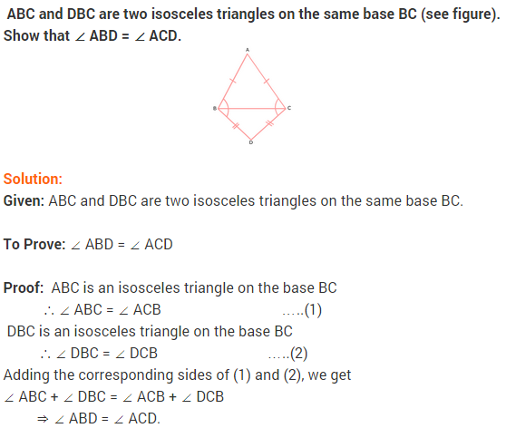 NCERT Solutions for Class 9 Maths Chapter 7 Triangles Ex 7.2 q5