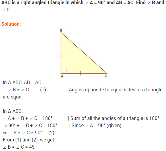 NCERT Solutions for Class 9 Maths Chapter 7 Triangles Ex 7.2 q7