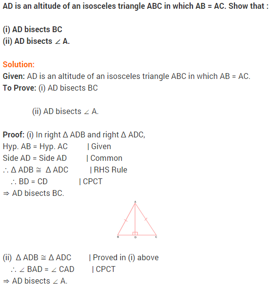NCERT Solutions for Class 9 Maths Chapter 7 Triangles Ex 7.3 q2