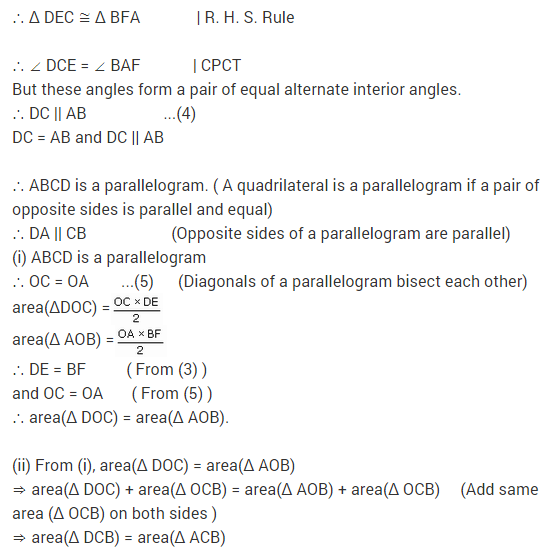 NCERT Solutions for Class 9 Maths Chapter 9 Areas of Parallelograms and Triangles Ex 9.3 A6.2
