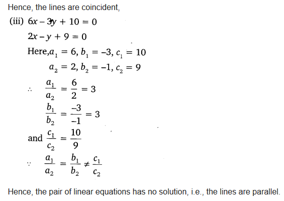 Pair Of Linear Equations In Two Variables Class 10 Maths NCERT Solutions Ex 3.2 Q2.1