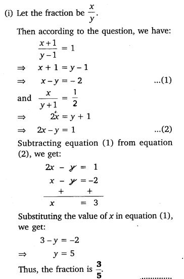 Pair Of Linear Equations In Two Variables Class 10 Maths NCERT Solutions Ex 3.4 Q2