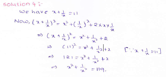 RD Sharma class 9 maths Solutions chapter 4 Algebraic Identities Exercise 4.1 Question 4