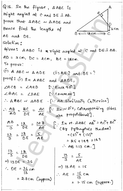 Solved CBSE Sample Papers for Class 10 Maths Paper 1 11