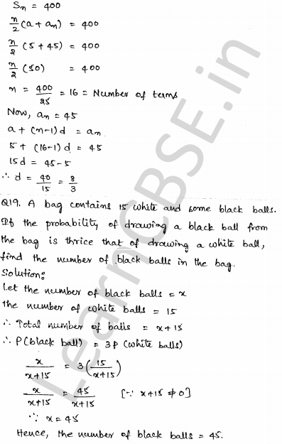 Solved CBSE Sample Papers for Class 10 Maths Set 2 14