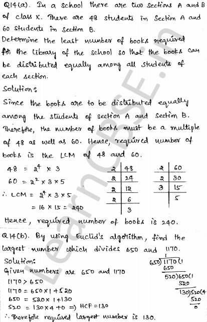 Solved CBSE Sample Papers for Class 10 Maths Set 2 8