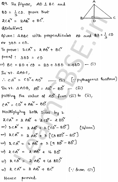 Solved CBSE Sample Papers for Class 10 Maths Set 4 1.4
