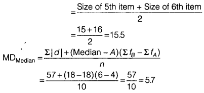 Statistics for Economics Class 11 NCERT Solutions Chapter 6 Measures of Dispersion Q5.6