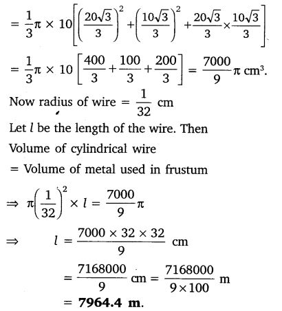 Surface Area And Volume Class 10 NCERT Solutions ex 13.4 PDF Q5.1