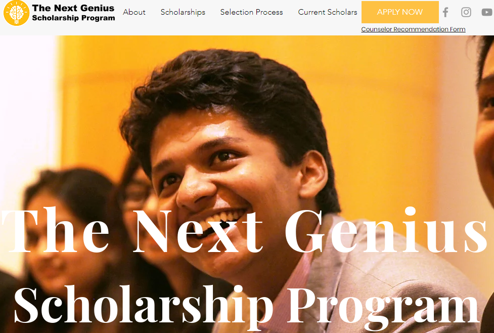 The Next Genius Scholarship Program