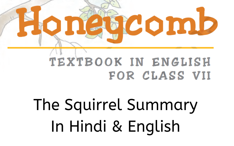 The-Squirrel-Summary-Class-7-English