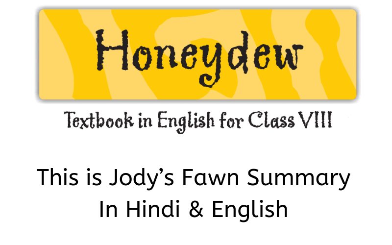 This-is-Jody’s-Fawn-Summary-Class-8-English