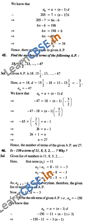  Arithmetic Progressions NCERT Solutions Class 10 Maths SAQ 3 Marks 01 